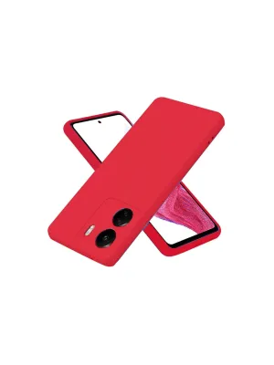 Xiaomi Redmi 13c Kılıf First Silikon - Kırmızı