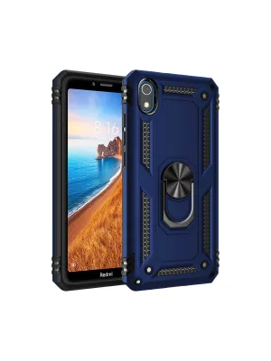 Xiaomi Redmi 7a Kılıf Sofya Yüzüklü Silikon Kapak - Lacivert