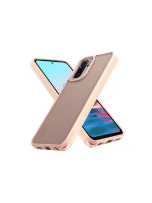 Xiaomi Redmi Note 10 Pro Kılıf Elegant Kapak - Pudra