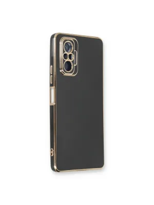 Xiaomi Redmi Note 10 Pro Kılıf Volet Silikon - Siyah