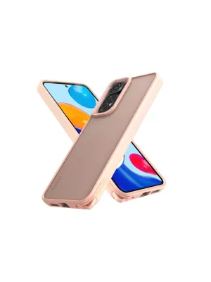Xiaomi Redmi Note 11 Kılıf Elegant Kapak - Pudra