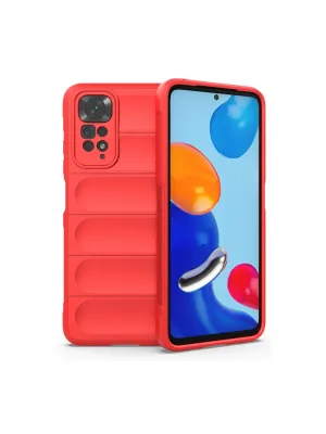 Xiaomi Redmi Note 11 Kılıf Optimum Silikon - Kırmızı