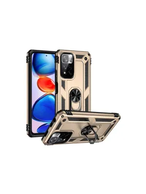 Xiaomi Redmi Note 11 Pro Plus 5g Kılıf Sofya Yüzüklü Silikon Kapak - Gold