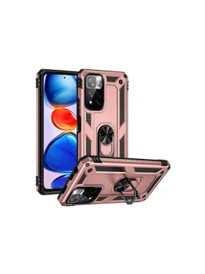Xiaomi Redmi Note 11 Pro Plus 5g Kılıf Sofya Yüzüklü Silikon Kapak - Rose