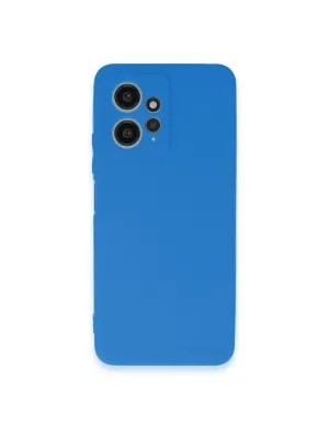 Xiaomi Redmi Note 12 4g Kılıf First Silikon - Mavi