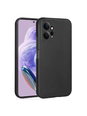 Xiaomi Redmi Note 12 4g Kılıf First Silikon - Siyah