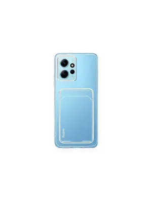 Xiaomi Redmi Note 12 4g Kılıf Kart Şeffaf Silikon - Şeffaf