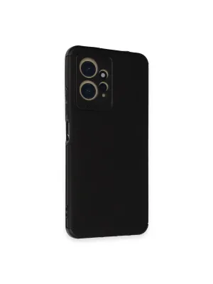 Xiaomi Redmi Note 12 4g Kılıf Loop Deri Silikon - Siyah