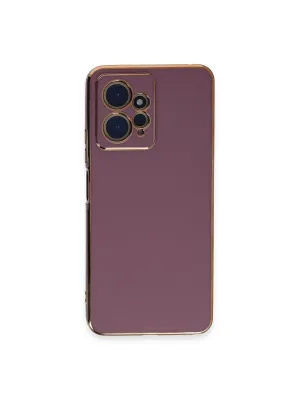 Xiaomi Redmi Note 12 4g Kılıf Volet Silikon - Mor