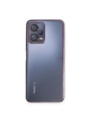 Xiaomi Redmi Note 12 5g Kılıf Razer Lensli Silikon - Mor
