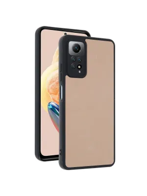 Xiaomi Redmi Note 12 Pro 4g Kılıf Aras Deri Kapak - Pudra