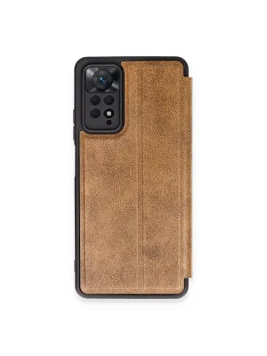 Xiaomi Redmi Note 12 Pro 4g Kılıf Flip Cover - Taba