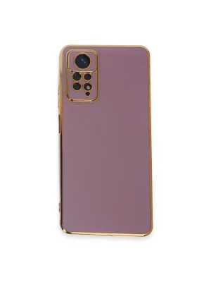 Xiaomi Redmi Note 12 Pro 4g Kılıf Volet Silikon - Mor