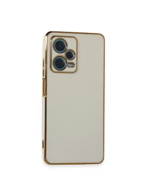 Xiaomi Redmi Note 12 Pro Plus Kılıf Volet Silikon - Beyaz