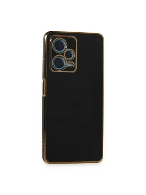 Xiaomi Redmi Note 12 Pro Plus Kılıf Volet Silikon - Siyah