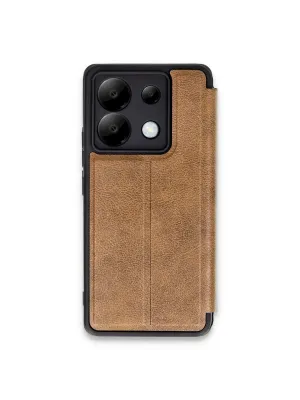 Xiaomi Redmi Note 13 Pro 5g Kılıf Flip Cover - Taba