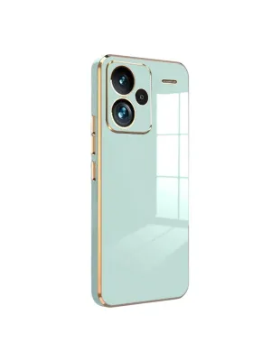 Xiaomi Redmi Note 13 Pro Plus Kılıf Volet Silikon - Açık Yeşil