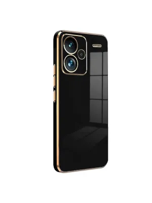 Xiaomi Redmi Note 13 Pro Plus Kılıf Volet Silikon - Siyah