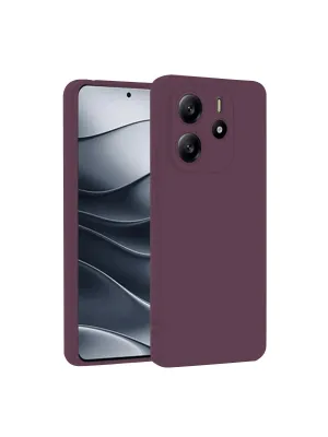 Xiaomi Redmi Note 14 4g Kılıf First Silikon - Mürdüm