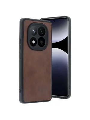 Xiaomi Redmi Note 14 Pro 5g Kılıf Aras Deri Kapak - Taba