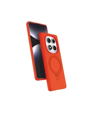 Xiaomi Redmi Note 14 Pro 5g Regal Magsafe Standlı Kapak - Turuncu