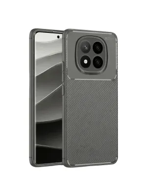 Xiaomi Redmi Note 14 Pro Plus Kılıf Auto Focus Karbon Kapak - Gri