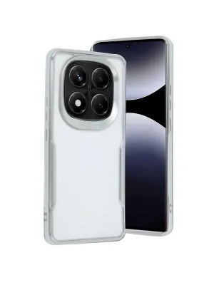 Xiaomi Redmi Note 14 Pro Plus Kılıf Boyi Silikon Kapak - Gümüş
