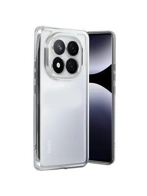Xiaomi Redmi Note 14 Pro Plus Kılıf Razer Lensli Silikon - Gümüş