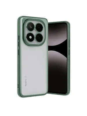 Xiaomi Redmi Note 14 Pro Plus Kılıf Razer Lensli Silikon - Yeşil