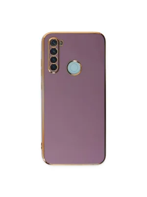 Xiaomi Redmi Note 8 Kılıf Volet Silikon - Mor