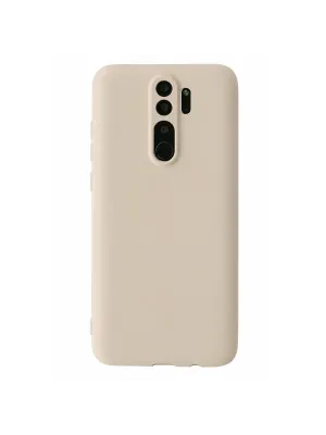 Xiaomi Redmi Note 8 Pro Kılıf First Silikon - Krem