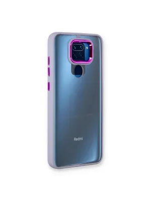 Xiaomi Redmi Note 9 Kılıf Dora Kapak - Lila