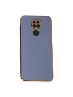 Xiaomi Redmi Note 9 Kılıf Volet Silikon - Mavi