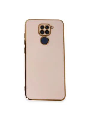 Xiaomi Redmi Note 9 Kılıf Volet Silikon - Pembe