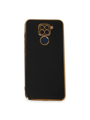 Xiaomi Redmi Note 9 Kılıf Volet Silikon - Siyah