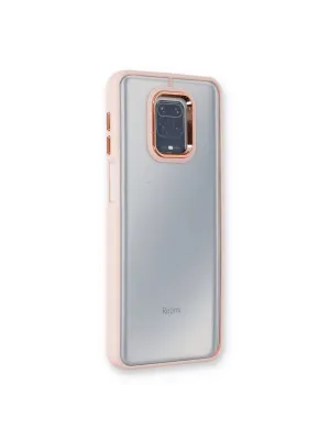 Xiaomi Redmi Note 9 Pro Kılıf Dora Kapak - Pudra