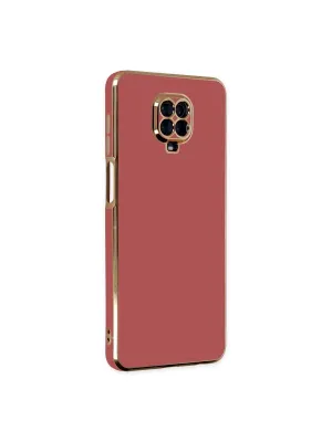 Xiaomi Redmi Note 9 Pro Kılıf Volet Silikon - Kırmızı