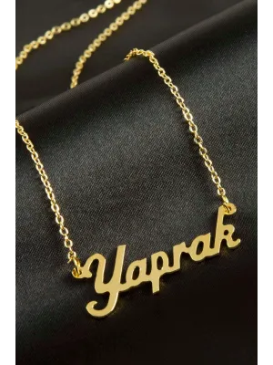 Yaprak isimli kolye (Kişiye Özel)