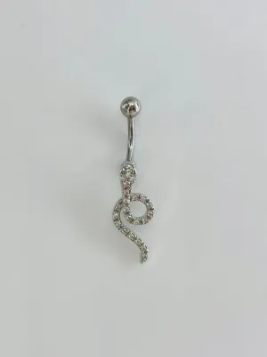 Yılan Detaylı Göbek Piercing - Pg0157