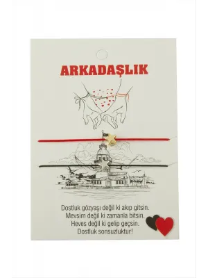 Yıldız Arkadaşlık İp Bileklik 2 Adet