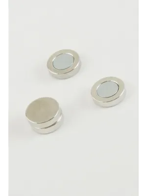Yuvarlak Mıknatıslı Küpe