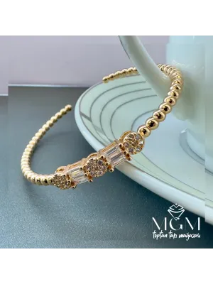 Zirkon Baget Taşlı Bileklik - Kbl0025