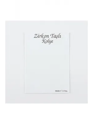 Zirkon Kolye Kartı