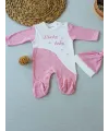 0-3 3-6 Ay Lucky Baby Nakışlı Es Çizgi Boy Şapkalı Kız Bebek Tulumu