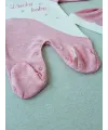 0-3 3-6 Ay Lucky Baby Nakışlı Es Çizgi Boy Şapkalı Kız Bebek Tulumu