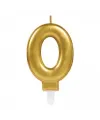 0 Rakam Mum Gold Renk