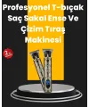 0.1 Mm Hassas Kesim Tıraş Makinesi Şarjlı Metal Gövde