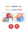 04151 YMUŞAK BLOKLAR KÜBİK 22 PRÇ