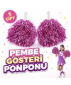 1 Çift ( 2 Adet ) Pembe Renk 23 Nisan 19 Mayıs 29 Ekim Okul Gösteri Ponponları