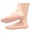 1 Çift Silikon Hava Alır Patik Silikon Ayak -topuk Koruyucu Nemlendirici